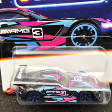 Load image into Gallery viewer, Hot Wheels 2024 '16 Mercedes-AMG GT3 Black Neon Speeders 5/8 New Long Card