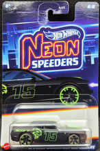 Load image into Gallery viewer, Hot Wheels 2024 '15 Dodge Challenger SRT Hellcat Matte Black Neon Speeders 6/8 New Long Card