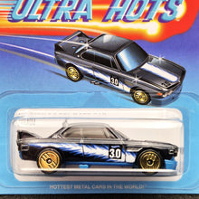 Load image into Gallery viewer, Hot Wheels 2024 '73 BMW 3.0 CSL Race Car Black Ultra Hots 4/8 Mix 1 New Long Card