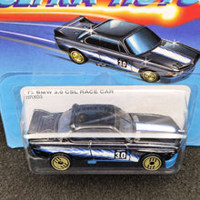 Load image into Gallery viewer, Hot Wheels 2024 '73 BMW 3.0 CSL Race Car Black Ultra Hots 4/8 Mix 1 New Long Card