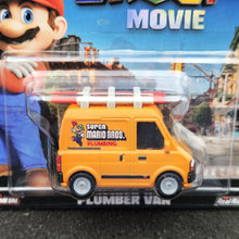 Load image into Gallery viewer, Hot Wheels 2024 Plumber Van The Super Mario Bros Movie Orange Pop Culture Mix 4 New Long Card
