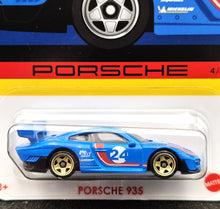 Load image into Gallery viewer, Hot Wheels 2024 Porsche 935 Blue Porsche Series 4/6 New Long Card
