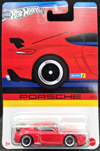 Load image into Gallery viewer, Hot Wheels 2024 Porsche 718 Cayman GT4 Red Porsche Series 5/6 New Long Card