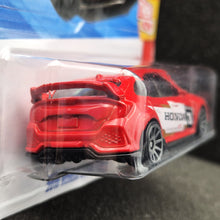Load image into Gallery viewer, Hot Wheels 2025 2018 Honda Civic Type R Red #123 Then and Now 3/10 New Long Card