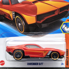 Load image into Gallery viewer, Hot Wheels 2025 Ravenger S/T Blood Orange #207 Muscle Mania 4/10 New Long Card