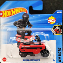 Load image into Gallery viewer, Hot Wheels 2025 Honda Motocompo Red #181 HW Moto 3/5 New