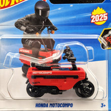 Load image into Gallery viewer, Hot Wheels 2025 Honda Motocompo Red #181 HW Moto 3/5 New