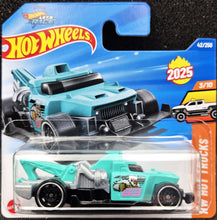 Load image into Gallery viewer, Hot Wheels 2025 Haulerback Seafoam #42 HW Hot Trucks 3/10 New Long Card