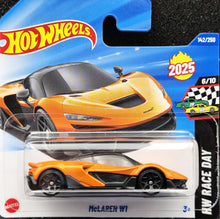 Load image into Gallery viewer, Hot Wheels 2025 McLaren W1 Orange #142 HW Race Day 6/10 New