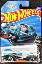 Load image into Gallery viewer, Hot Wheels 2025 Power Rocket Transparent Teal #109 X-Raycers 8/10 New Long Card