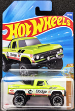 Load image into Gallery viewer, Hot Wheels 2025 '70 Dodge Power Wagon Light Green #56 HW Dirt 2/10 New Long Card
