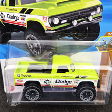 Load image into Gallery viewer, Hot Wheels 2025 '70 Dodge Power Wagon Light Green #56 HW Dirt 2/10 New Long Card