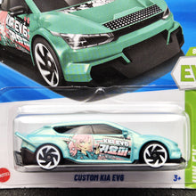 Load image into Gallery viewer, Hot Wheels 2025 Custom KIA EV6 Teal #120 HW EV 8/10 New Long Card