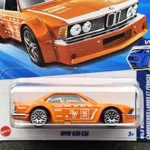 Load image into Gallery viewer, Hot Wheels 2025 BMW 635 CSi Orange #185 Wild Widebody 1/5 New Long Card