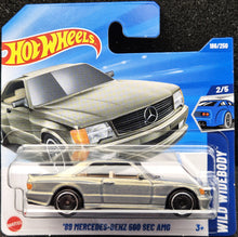 Load image into Gallery viewer, Hot Wheels 2025 '89 Mercedes-Benz 560 SEC AMG Slate Grey #186 Wild Widebody 2/5 New