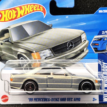 Load image into Gallery viewer, Hot Wheels 2025 '89 Mercedes-Benz 560 SEC AMG Slate Grey #186 Wild Widebody 2/5 New