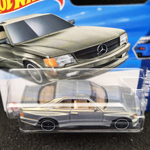 Load image into Gallery viewer, Hot Wheels 2025 '89 Mercedes-Benz 560 SEC AMG Slate Grey #186 Wild Widebody 2/5 New