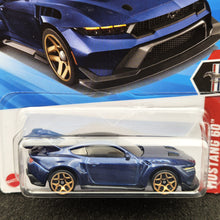 Load image into Gallery viewer, Hot Wheels 2025 Ford Mustang GTD Dark Blue #34 Mustang 60 1/5 New Long Card