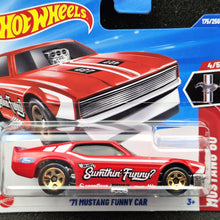 Load image into Gallery viewer, Hot Wheels 2025 '71 Mustang Funny Car Red #175 Mustang 60 4/5 New