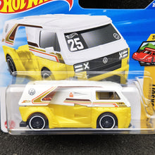 Load image into Gallery viewer, Hot Wheels 2025 VW T3 Custom White/Yellow #200 Peak Pursuit 3/10 New