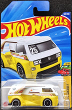 Load image into Gallery viewer, Hot Wheels 2025 VW T3 Custom White/Yellow #200 Peak Pursuit 3/10 New Long Card