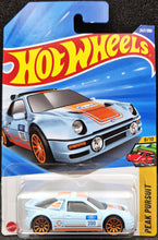 Load image into Gallery viewer, Hot Wheels 2025 Ford RS200 Gulf Racing Blue #247 Peak Pursuit 9/10 New Long Card