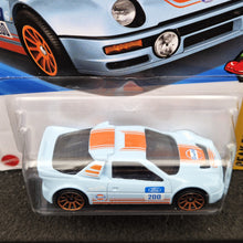 Load image into Gallery viewer, Hot Wheels 2025 Ford RS200 Gulf Racing Blue #247 Peak Pursuit 9/10 New Long Card