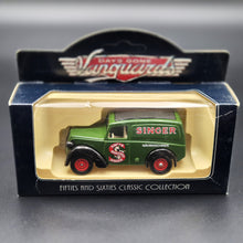 Load image into Gallery viewer, Lledo Days Gone/Vanguards 1950 Morris Z Van - Singer Sewing Machine #58009 Diecast