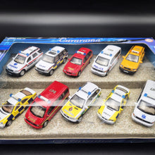 Load image into Gallery viewer, Cararama Emergency Vehicles - Police, Fire & Ambulance 10 Pack 1:72 Die Cast Models