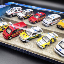 Load image into Gallery viewer, Cararama Emergency Vehicles - Police, Fire & Ambulance 10 Pack 1:72 Die Cast Models
