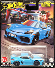 Load image into Gallery viewer, Hot Wheels 2024 Porsche 718 Cayman GT4 Blue #93 Hot Wheels Boulevard New