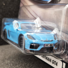 Load image into Gallery viewer, Hot Wheels 2024 Porsche 718 Cayman GT4 Blue #93 Hot Wheels Boulevard New