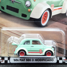 Load image into Gallery viewer, Hot Wheels 2024 '60s Fiat 500 D Modificado Seafoam #97 Hot Wheels Boulevard New