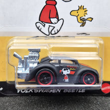 Load image into Gallery viewer, Hot Wheels 2025 Volkswagen Beetle Matte Black Peanuts 75 Years Series 1/5 New