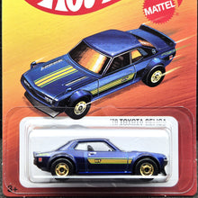 Load image into Gallery viewer, Hot Wheels 2025 '70 Toyota Celica Dark Blue The Hot Ones Series 4/8 New Long Card