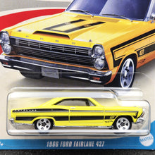 Load image into Gallery viewer, Hot Wheels 2023 1966 Ford Fairlane 427 Yellow American Steel 1/8 New Long Card