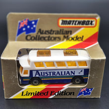 Load image into Gallery viewer, Matchbox 1987 Airport Coach Australian White MB-65 Limted Edition - Unopened Box