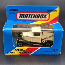 Load image into Gallery viewer, Matchbox 1989 Ford Model A Van The Australian White Series 1-75 MB38 Limited Edition Boxed