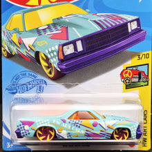 Load image into Gallery viewer, Hot Wheels 2021 '80 El Camino Aqua #44 HW Art Cars 3/10 New Long Card