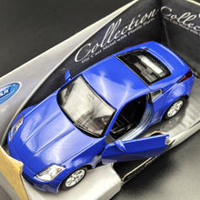 Load image into Gallery viewer, Welly 2003 Nissan Fairlady Z (350Z) Dark Blue 1:36 #42329 Collection Series Boxed