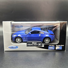 Load image into Gallery viewer, Welly 2003 Nissan Fairlady Z (350Z) Dark Blue 1:36 #42329 Collection Series Boxed