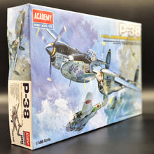 Load image into Gallery viewer, Academy Lockheed P-38, P38J, Droopsnoot, P-38L, F-5E #12282 1:48 Scale Model Kit