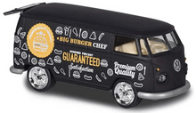 Load image into Gallery viewer, Majorette 2020 Volkswagen T1 Food Truck Black #243 Vintage Deluxe Cars New