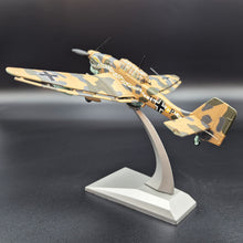 Load image into Gallery viewer, 1941 Junkers JU-87R-2 Stuka Luftwaffe Dive Bomber 1:72 Die Cast Plane