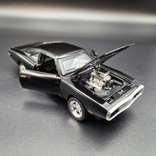 Load image into Gallery viewer, Explorafind 1969 Dodge Charger 500 Black 1:32 Die Cast Car