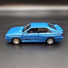 Load image into Gallery viewer, Explorafind 1982 Audi Quattro Blue 1:36 Die Cast Car