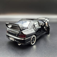 Load image into Gallery viewer, Explorafind 2007 Mitsubishi EVO IX Black 1:32 Die Cast Car