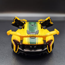 Load image into Gallery viewer, Explorafind 2016 McLaren P1 GTR Yellow 1:32 Die Cast Car