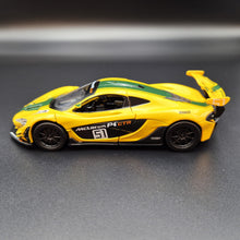 Load image into Gallery viewer, Explorafind 2016 McLaren P1 GTR Yellow 1:32 Die Cast Car