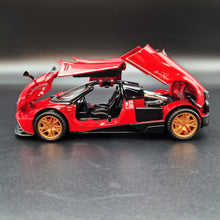 Load image into Gallery viewer, Explorafind 2018 Pagani Huayra Red 1:32 Die Cast Car